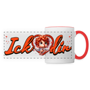 ICK ❤️DIR-Panoramatasse - Weiß/Rot