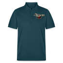 Weihnachten Berlin-JIBT NÜSCHT IHR FLITZPIEPEN-Unisex Bio-Poloshirt - Dunkles Petrol