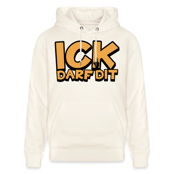 ICK DARF DIT - Bio-Hoodie - Naturweiß 