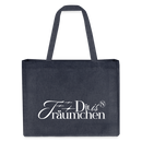 Berliner Statement Piece-Dit is n TRÄUMCHEN-Einkaufstasche - midnight Blue