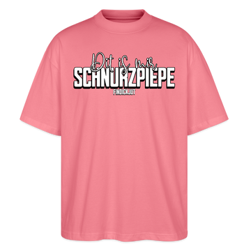 SCHNURZPIEPE-Oversized Unisex Bio T-Shirt II - Pink 