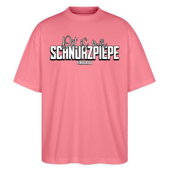 SCHNURZPIEPE-Oversized Unisex Bio T-Shirt II - Pink 