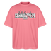 SCHNURZPIEPE-Oversized Unisex Bio T-Shirt II - Pink 