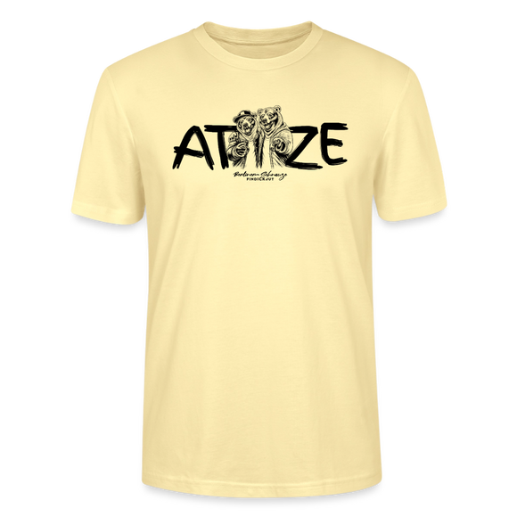 ATZE-Berlin Unisex T-Shirt für echte Kumpels - Creme
