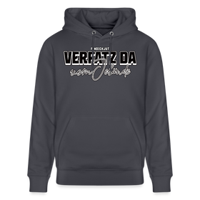 VERFATZ DA VOM JELÄNDE-Unisex Bio-Hoodie - Indigoblau