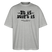 Berliner Gelassenheit-ET IS WIE'T IS-Oversized Unisex Bio T-Shirt - Grau meliert
