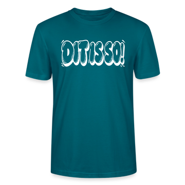 Berlin Shirt - DIT IS SO! - Bio Unisex T-Shirt mit Berliner Schnauze - Ozeanblau