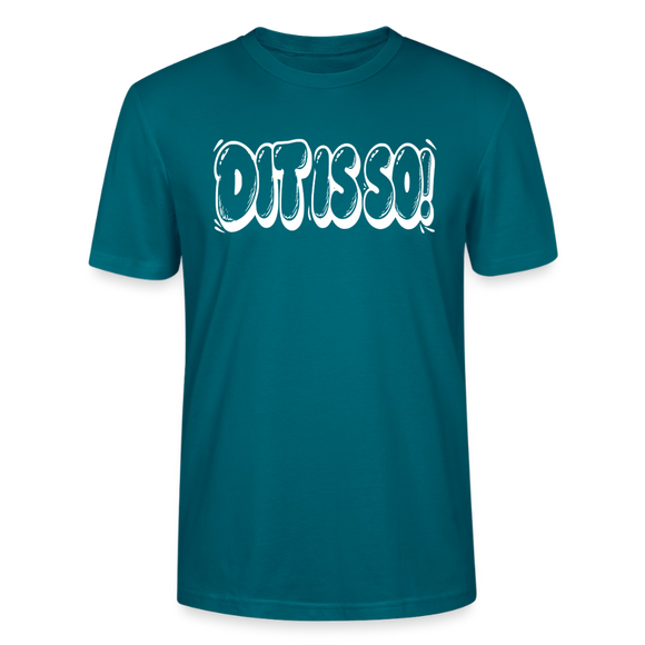 Berlin Shirt - DIT IS SO! - Bio Unisex T-Shirt mit Berliner Schnauze - Ozeanblau