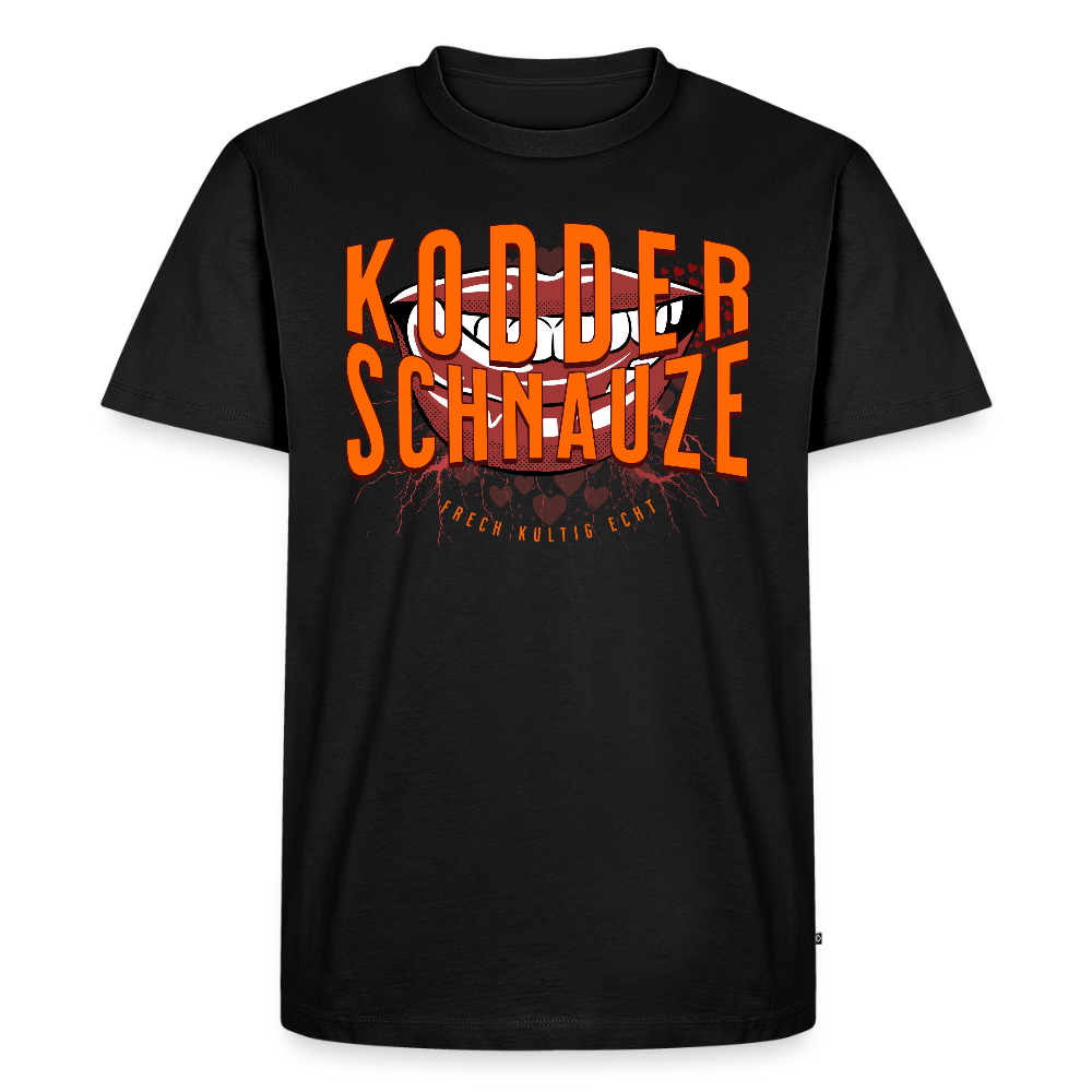 KODDERSCHNAUZE-Männer Premium BIO T-Shirt - Schwarz