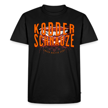 KODDERSCHNAUZE-Männer Premium BIO T-Shirt - Schwarz