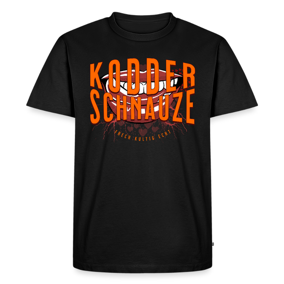 KODDERSCHNAUZE-Männer Premium BIO T-Shirt - Schwarz