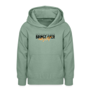 NETT KANN ICK OOCH - Teenager Hoodie - Graugrün