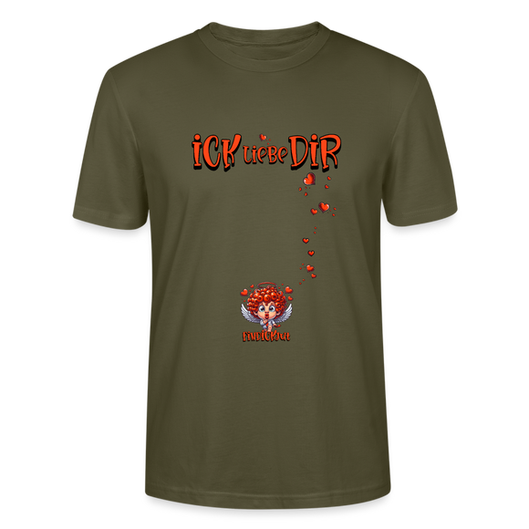 ICK LIEBE DIR-Unisex T-Shirt BIO - Khaki