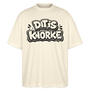 DIT IS KNORKE-Oversized Unisex Bio T-Shirt mit Berliner Schnauze - Naturroh
