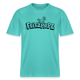 Dit Berlin Shirt-FLITZPIEPE-RELAXED FIT Unisex Bio T-Shirt - Poolblau