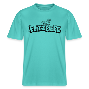 Dit Berlin Shirt-FLITZPIEPE-RELAXED FIT Unisex Bio T-Shirt - Poolblau