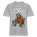Berliner Bär mit Spruch-JEH MIR NICH UFFN SENKEL- RELAXED FIT Unisex Organic T-Shirt - Grau meliert