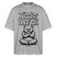 Berlin Shirt-NÜSCHT DARF ICK-Oversized Unisex Bio T-Shirt - Grau meliert