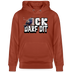 ICK DARF DIT|Taube-Unisex Bio-Hoodie - Terrakotta