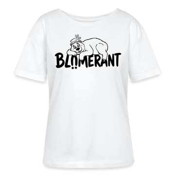 BLÜMERANT-Frauen Bio-T-Shirt mit echt Berliner Schnauze - Weiß