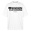 Berliner Begrüssung-TACHCHEN IHR FLITZPIEPEN-Oversized Unisex Bio T-Shirt - Weiß