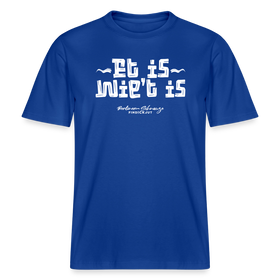 Dit ist Berliner Gelassenheit-ET IS WIE'T IS- RELAXED FIT Unisex Organic T-Shirt - Dunkelblau