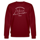 WIR SIND DIE GEILSTEN-Berlin26- Unisex Bio-Sweatshirt - Burgunderrot