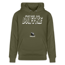 Berliner Spruch-Einfach AUS DAFFKE-Unisex Bio-Hoodie - Khaki Grün