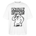 Berlin Shirt-ICK GLOOB ET HACKT-Oversized Unisex Bio T-Shirt - Weiß