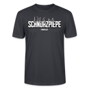 SCHNURZPIEPE-Unisex T-Shirt BIO II - Dunkles Graublau
