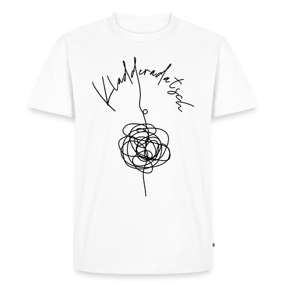 KLADDERADATSCH-Männer Premium BIO T-Shirt - Weiß