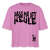 PASS MA UFF KEULE - Frauen Boxy Bio-T-Shirt - Pink