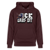 ICK DARF DIT|Taube-Unisex Bio-Hoodie - Maroon
