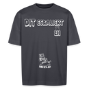 DIT ESKALIERT EH-Unisex Oversize Bio-T-Shirt - Indigoblau