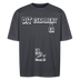 DIT ESKALIERT EH-Unisex Oversize Bio-T-Shirt - Indigoblau