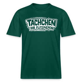 TACHCHEN IHR FLITZPIEPEN- RELAXED FIT Unisex Bio T-Shirt mit Berliner Schnauze - Forest