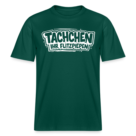 TACHCHEN IHR FLITZPIEPEN- RELAXED FIT Unisex Bio T-Shirt mit Berliner Schnauze - Forest
