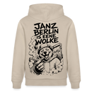 JANZ BERLIN IS EENE WOLKE-Unisex Bio-Hoodie - Beige