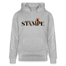 STAMPE-Unisex Bio-Hoodie - Grau meliert