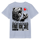 Berlin Souvenir-FIND ICK JUT-Kinder T-Shirt Bio - Lavendel-Violett