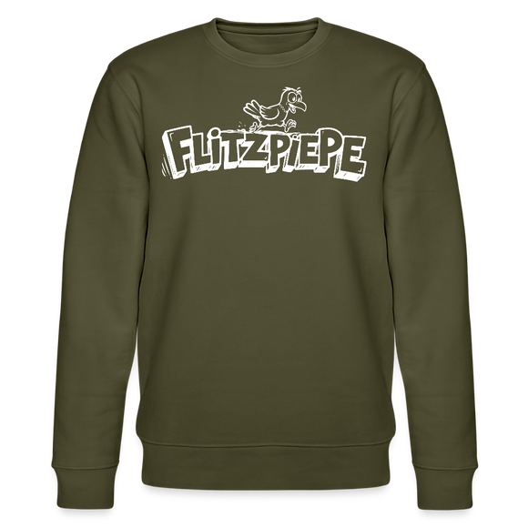 Berliner FLITZPIEPE-Unisex Bio-Sweatshirt 2026 - Khaki