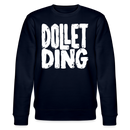 DOLLET DING-Unisex Bio-Sweatshirt - Navy