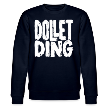DOLLET DING-Unisex Bio-Sweatshirt - Navy