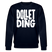 DOLLET DING-Unisex Bio-Sweatshirt - Navy