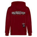 FISEMATENTEN-Unisex Bio-Kapuzenjacke - Burgunderrot