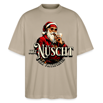 JIBT NÜSCHT IHR FLITZPIEPEN - Unisex Oversize Bio-T-Shirt - Steingrau