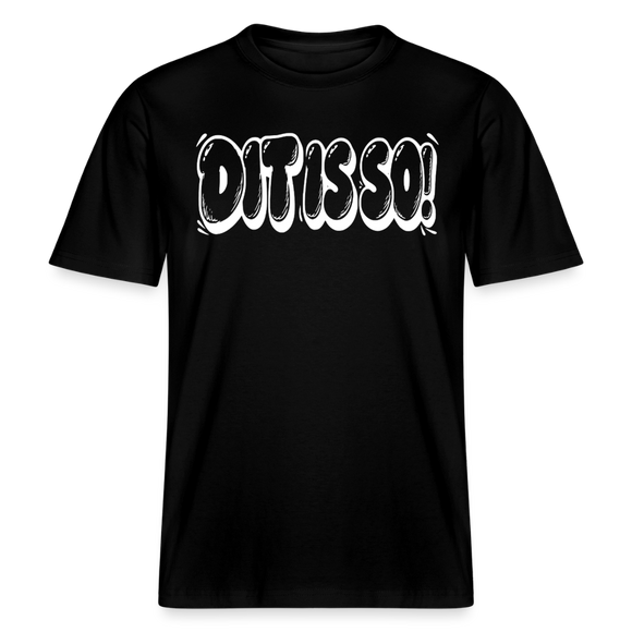 Berlin Shirt-DIT IS SO!-RELAXED FIT Unisex Organic T-Shirt - Schwarz