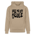 PASS MA UFF KEULE - Unisex Bio-Hoodie - Beige