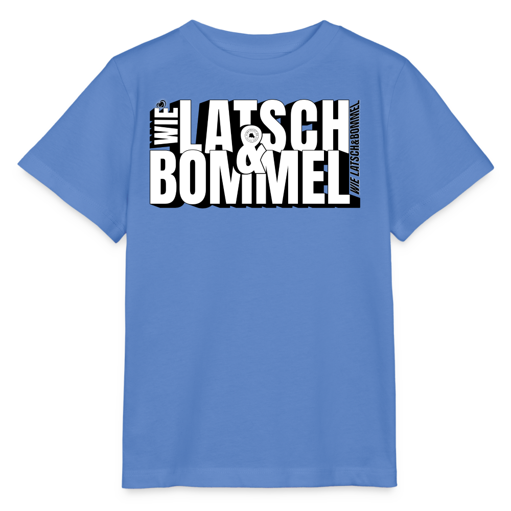 WIE LATSCH UND BOMMEL - Kinder BIO T-Shirt - Blau