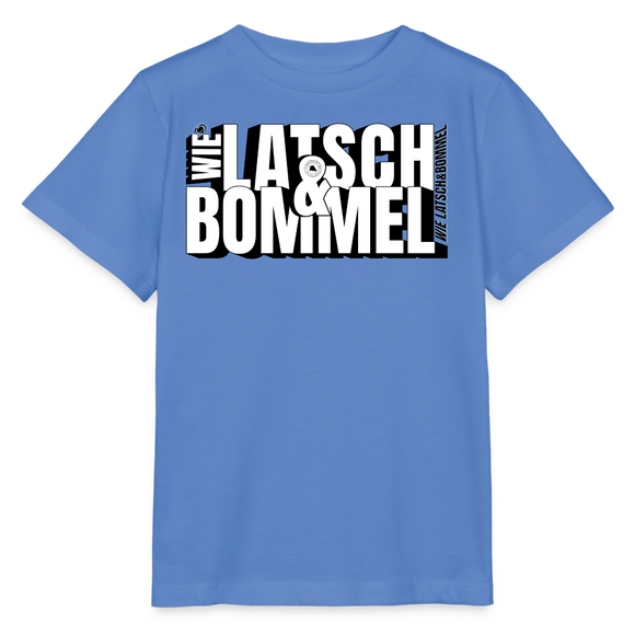 WIE LATSCH UND BOMMEL - Kinder BIO T-Shirt - Blau